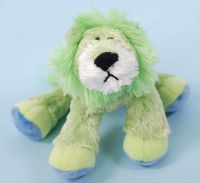 Gund Sample Green Lion Plush Stuffed Animal Vtg 2006